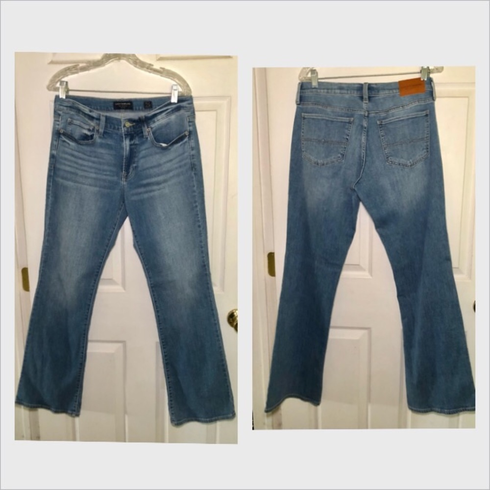 Lucky Brand Jeans Womens 10 Blue Medium Indigo Wash Bootcut